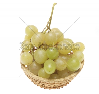 Bulgarian white grape cluster