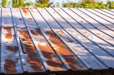 Corrugated roof background