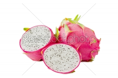 dragon fruit and half