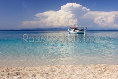 Fishing boat in the Ionian sea