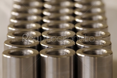 Turned metal cylinders