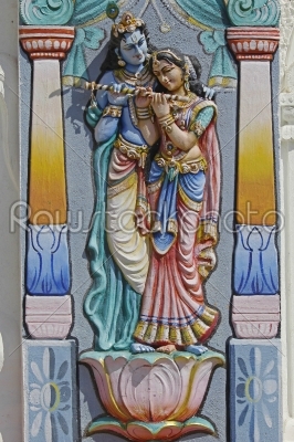 Sculpture of Radha Krishna